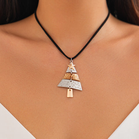 Christmas Fashion Pendant Necklace Suit